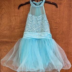 Dance, costume, blue, child medium